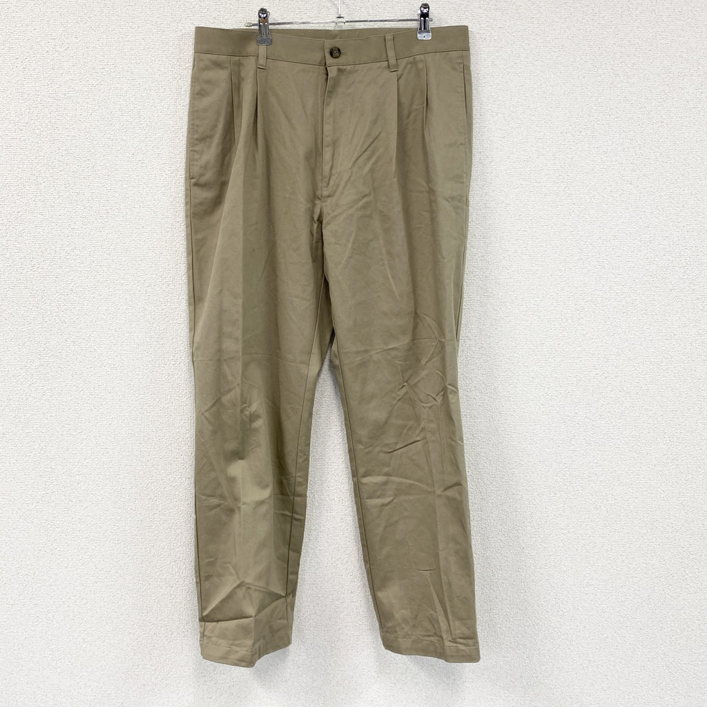 Eddie Bauer　エディーバウアー　チノパンツ　ジップフライ　ベージュ　36サイズ