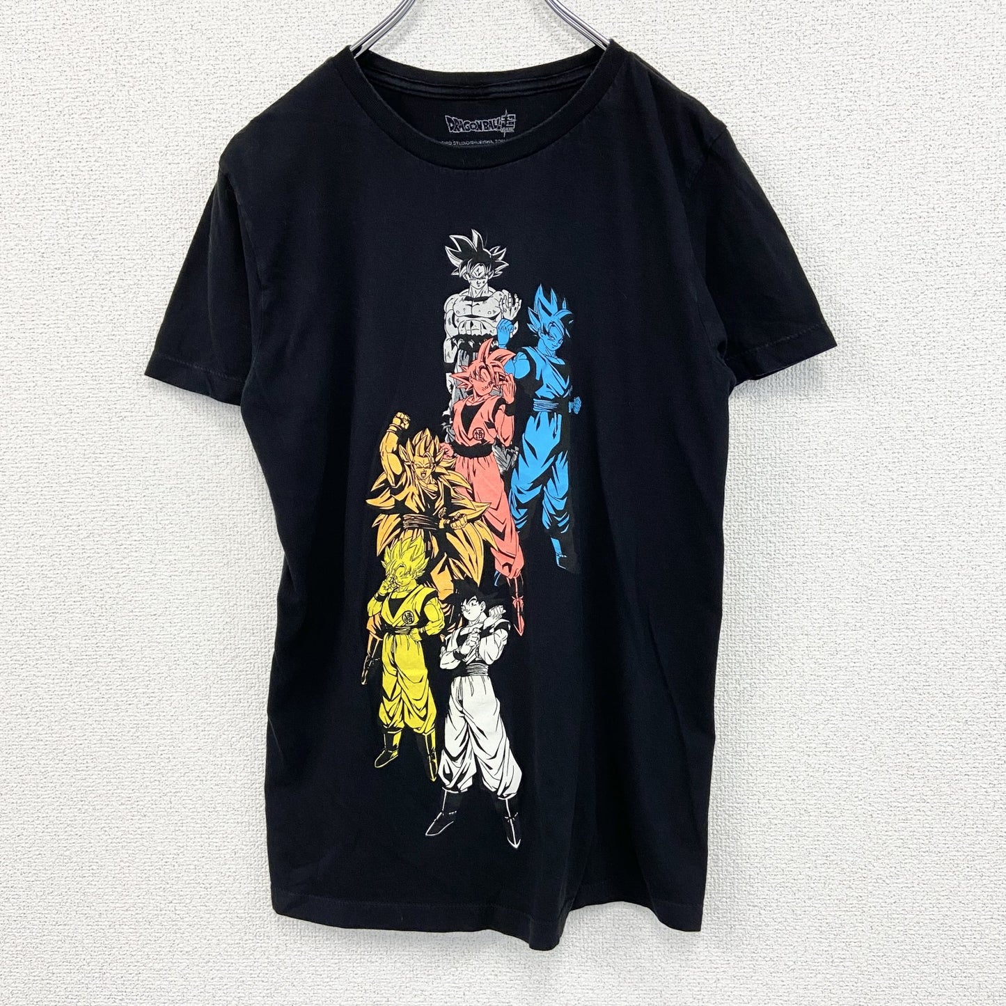 古着 used　FOR FANS BY FANS　半袖アニメプリントTシャツ　ドラゴンボール　黒　ブラック　レトロ　Lサイズ