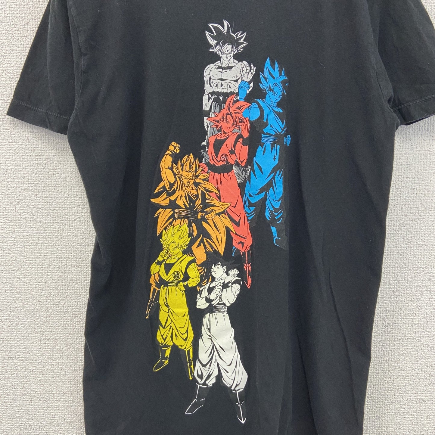 古着 used　FOR FANS BY FANS　半袖アニメプリントTシャツ　ドラゴンボール　黒　ブラック　レトロ　Lサイズ