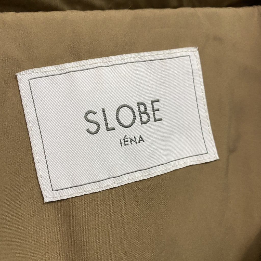 SLOBE IENA　スローブイエナ　ダウンジャケット　ダウン80%　比翼仕立て　ベージュ