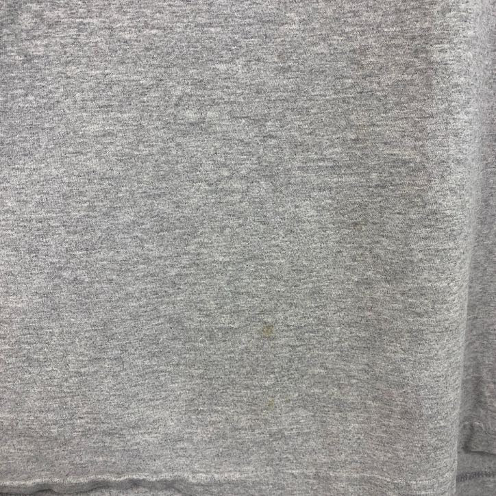 古着 used　半袖アニマルプリントTシャツ　熊　NOR CAL　ベア　レトロデザイン　クルーネック　灰　グレー　Lサイズ　