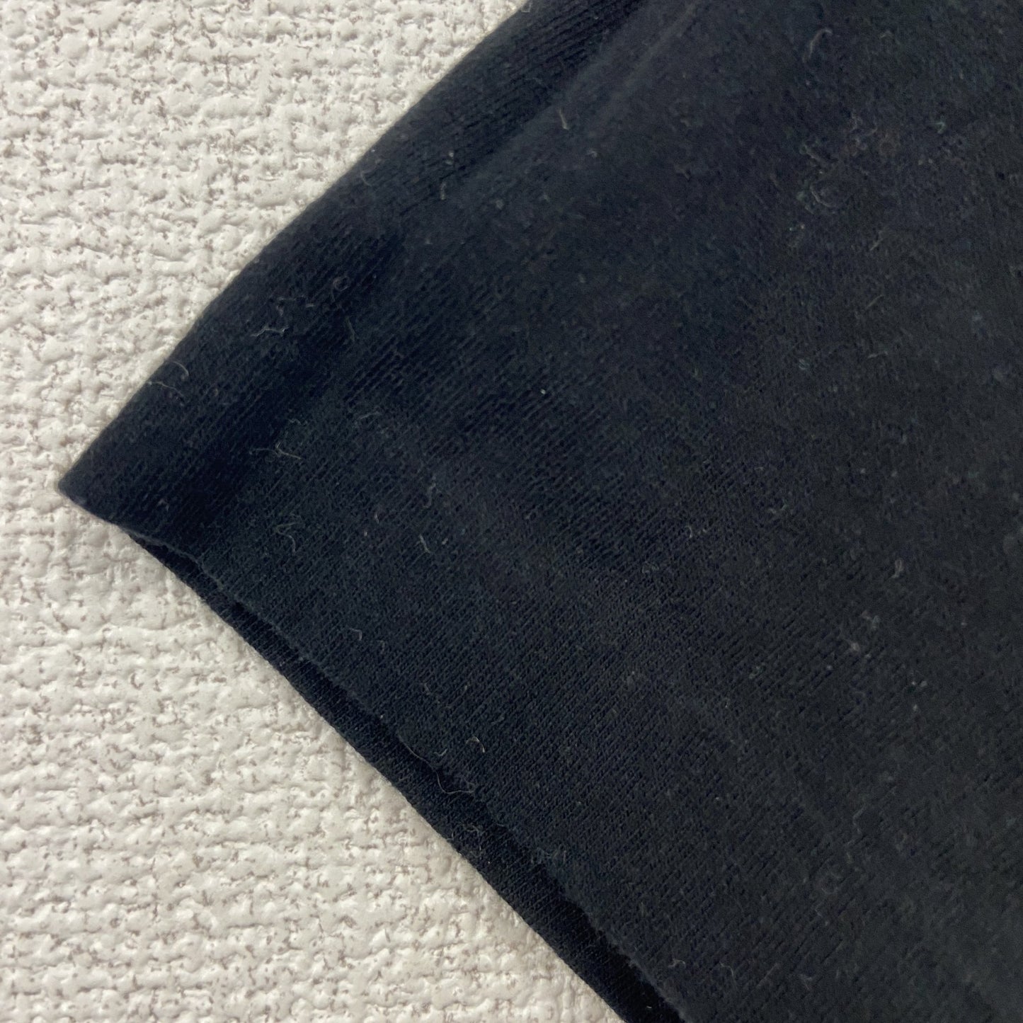 BLACK COMME des GARCONS　ブラックコムデギャルソン　半袖プリントTシャツ　シングルステッチ　黒　ブラック　Mサイズ