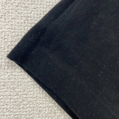 BLACK COMME des GARCONS　ブラックコムデギャルソン　半袖プリントTシャツ　シングルステッチ　黒　ブラック　Mサイズ