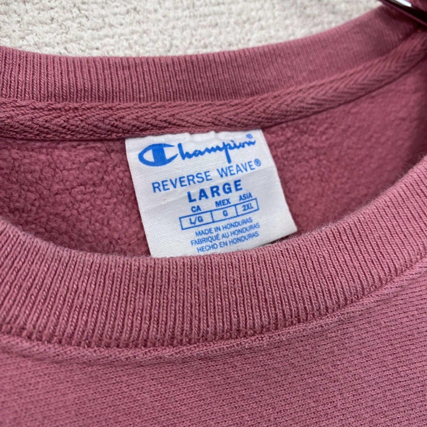 Champion　チャンピオン　リバースウィーブ　スウェット/トレーナー　ピンク　Lサイズ