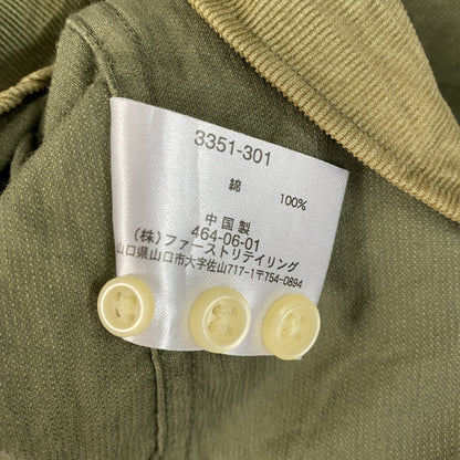 ～00s　OLD UNIQLO　オールドユニクロ　長袖コーデュロイシャツ　ボタンダウンシャツ　カーキ　Mサイズ