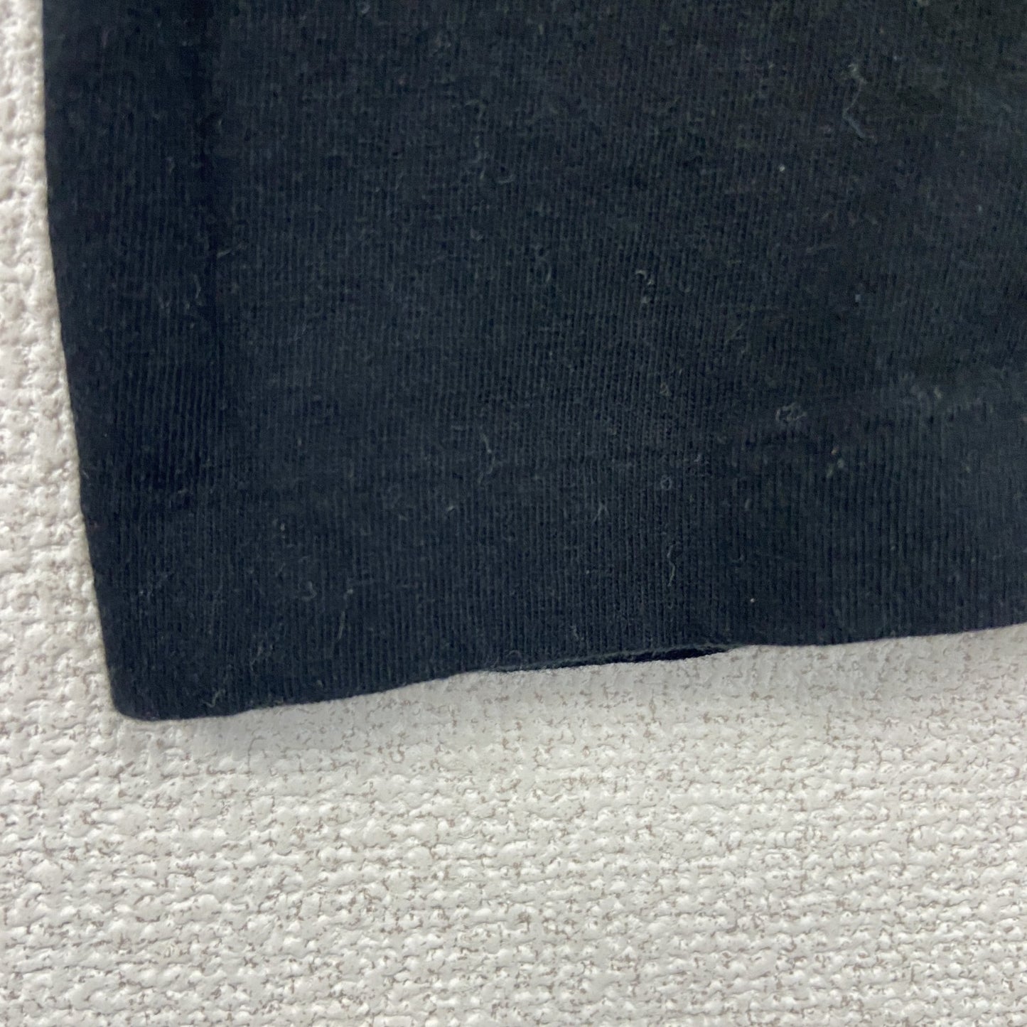 BLACK COMME des GARCONS　ブラックコムデギャルソン　半袖プリントTシャツ　シングルステッチ　黒　ブラック　Mサイズ