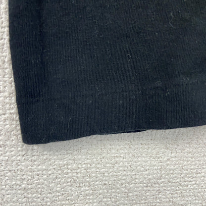 BLACK COMME des GARCONS　ブラックコムデギャルソン　半袖プリントTシャツ　シングルステッチ　黒　ブラック　Mサイズ