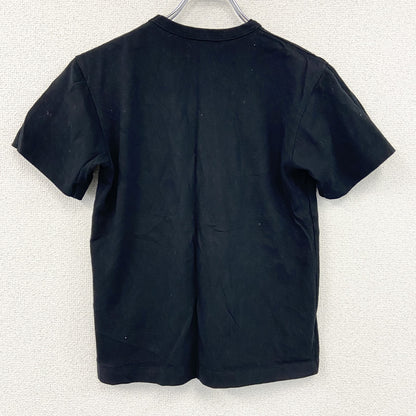 BLACK COMME des GARCONS　ブラックコムデギャルソン　半袖プリントTシャツ　シングルステッチ　黒　ブラック　Mサイズ