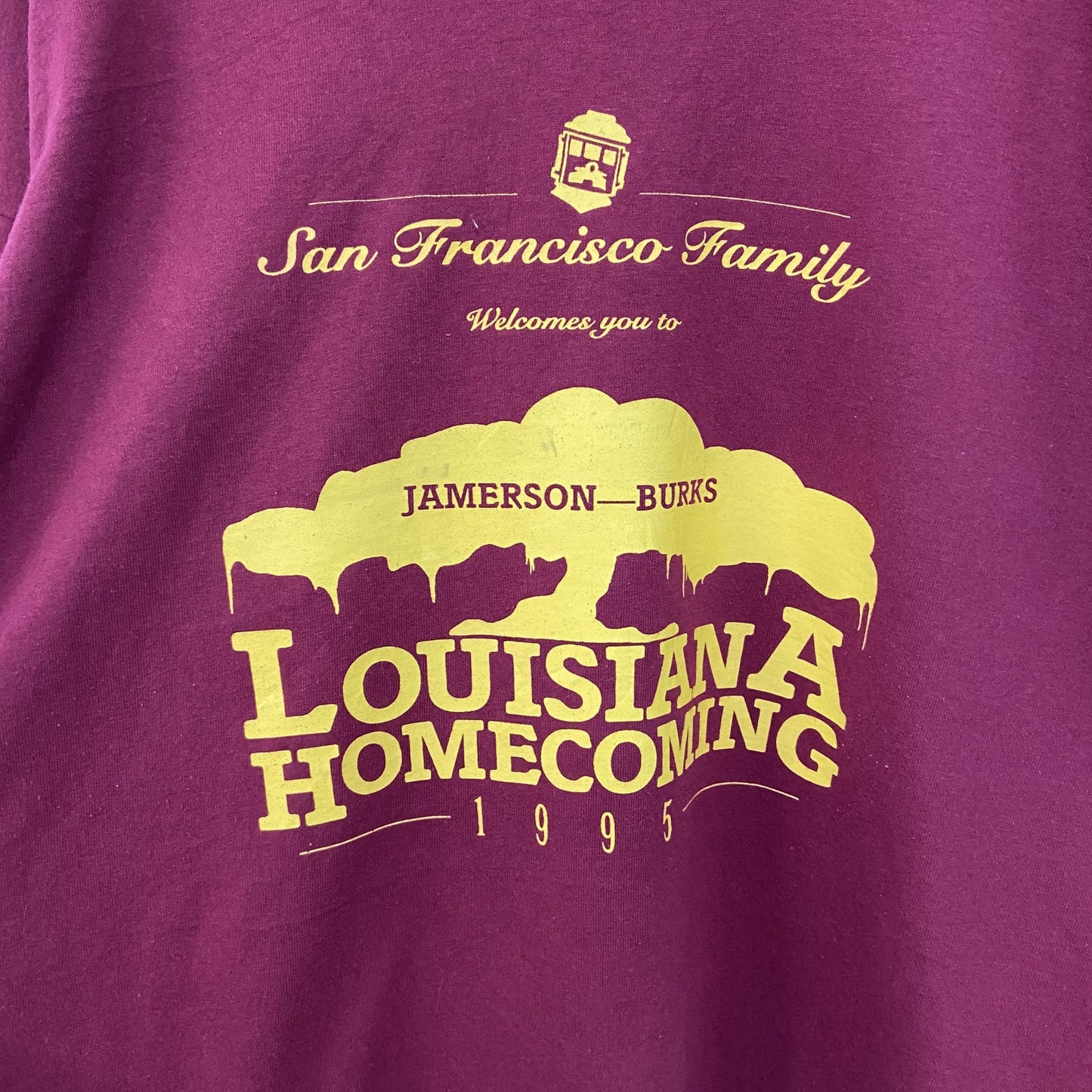 古着 used　Hanes ヘインズ　半袖プリントTシャツ　クルーネック　赤　90s　カジュアル　シングルステッチ　Lサイズ