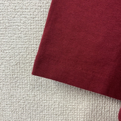 古着 used　Hanes ヘインズ　半袖プリントTシャツ　クルーネック　赤　90s　カジュアル　シングルステッチ　Lサイズ