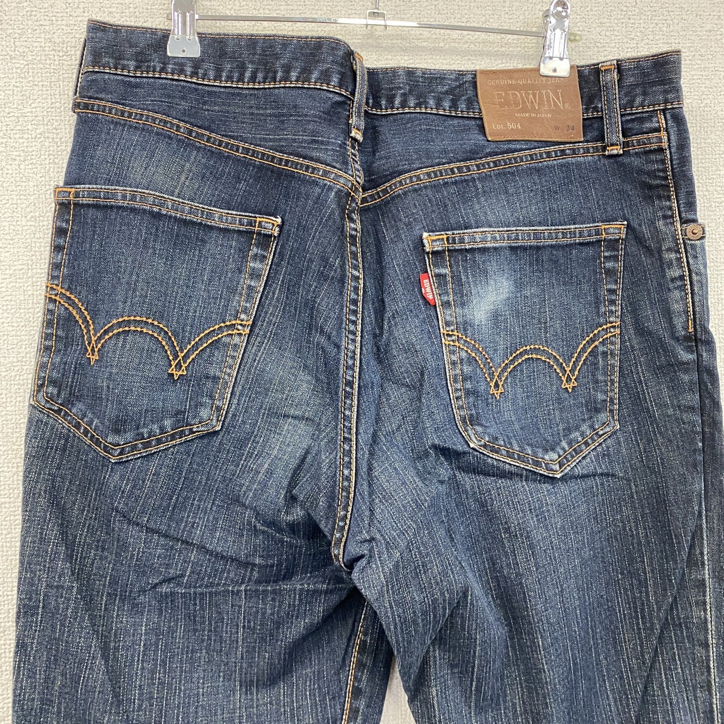 EDWIN　エドウィン　Lot.504　デニムパンツ/ジーンズ　ジップフライ　インディゴ　34サイズ