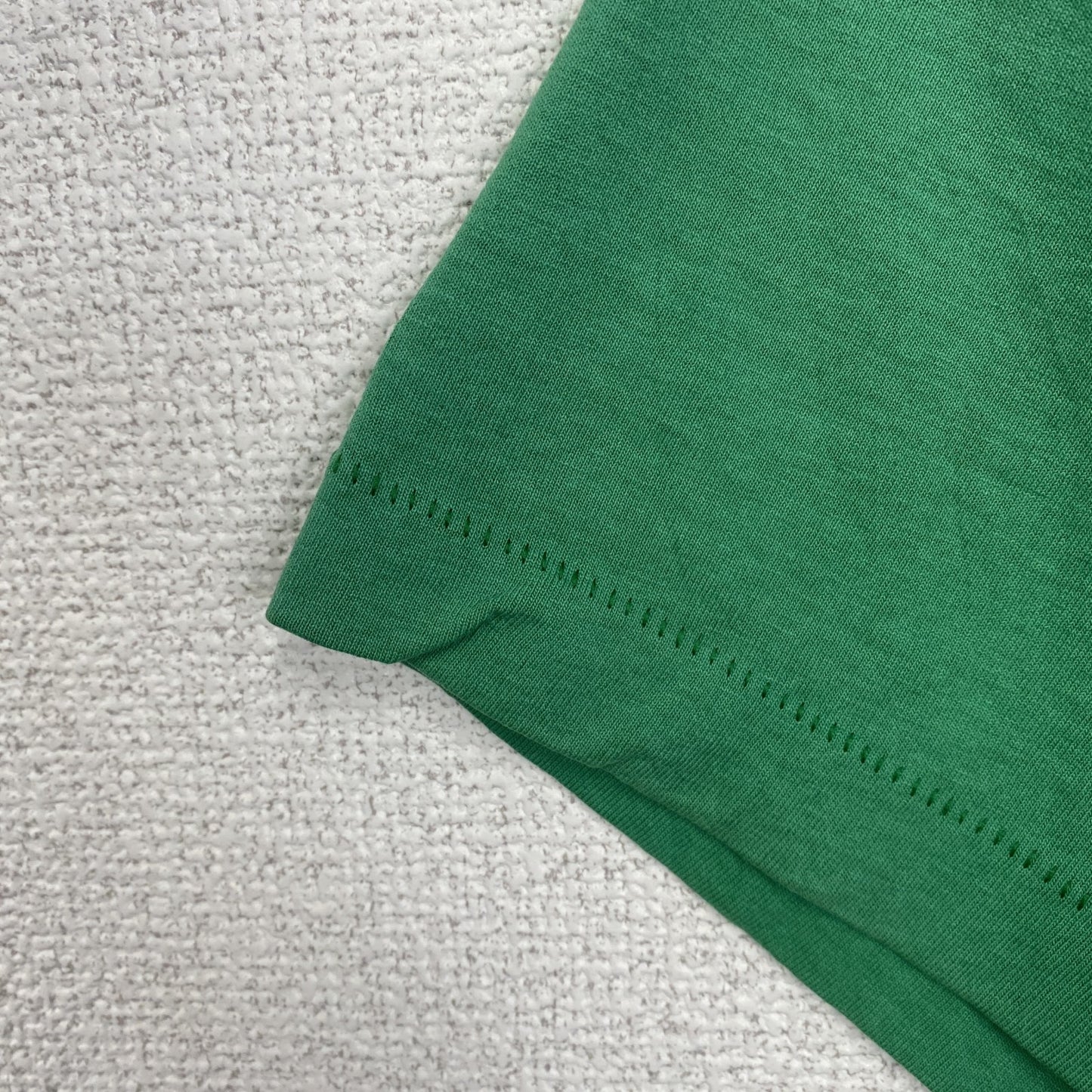 古着 used 　FRUIT OF THE LOOM　半袖プリントTシャツ　90s　クルーネック　シングルステッチ　緑　XLサイズ