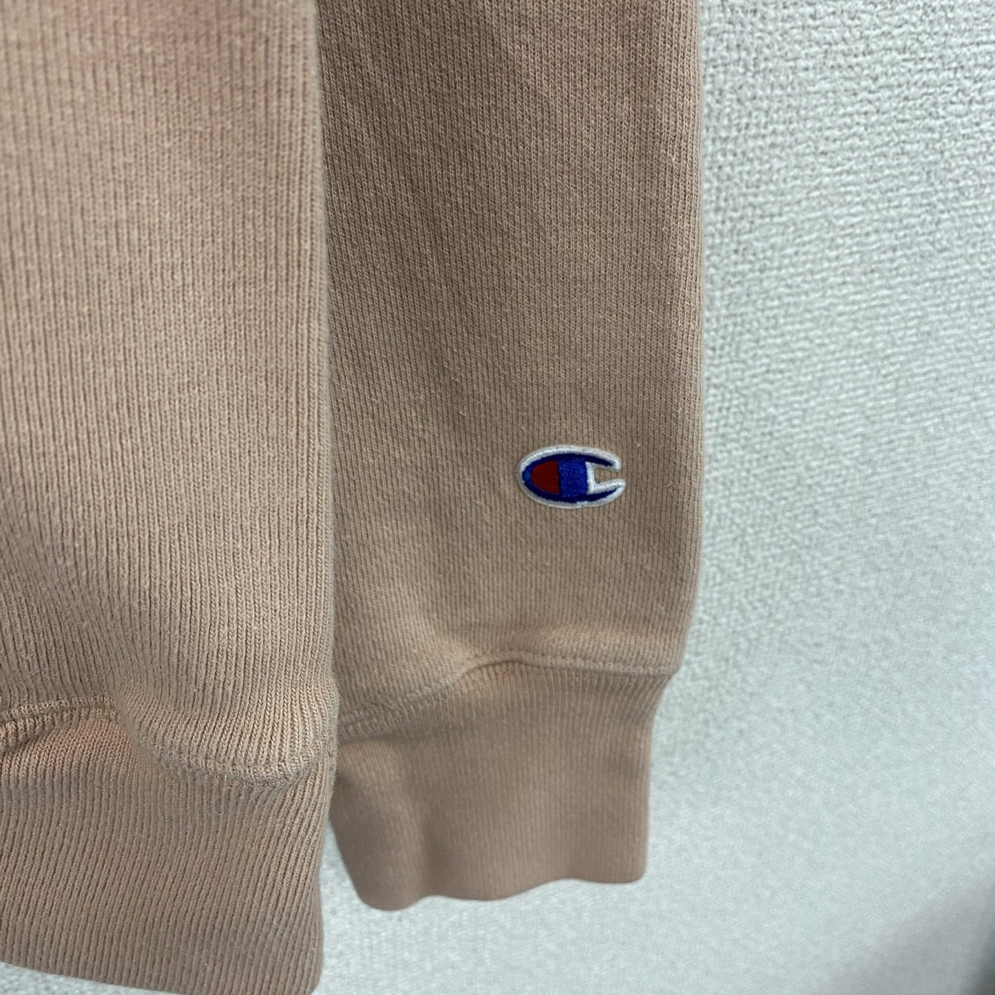 Champion　チャンピオン　リバースウィーブ　スウェットパーカー/フーディー　ピンクベージュ　XLサイズ