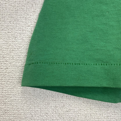 古着 used 　FRUIT OF THE LOOM　半袖プリントTシャツ　90s　クルーネック　シングルステッチ　緑　XLサイズ