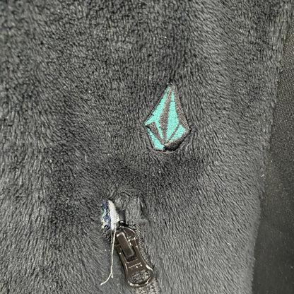 VOLCOM　ボルコム　フルジップフリースパーカー　リバーシブル　黒　ブラック　Mサイズ