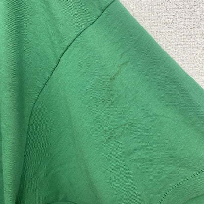 古着 used 　FRUIT OF THE LOOM　半袖プリントTシャツ　90s　クルーネック　シングルステッチ　緑　XLサイズ
