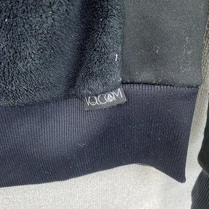 VOLCOM　ボルコム　フルジップフリースパーカー　リバーシブル　黒　ブラック　Mサイズ