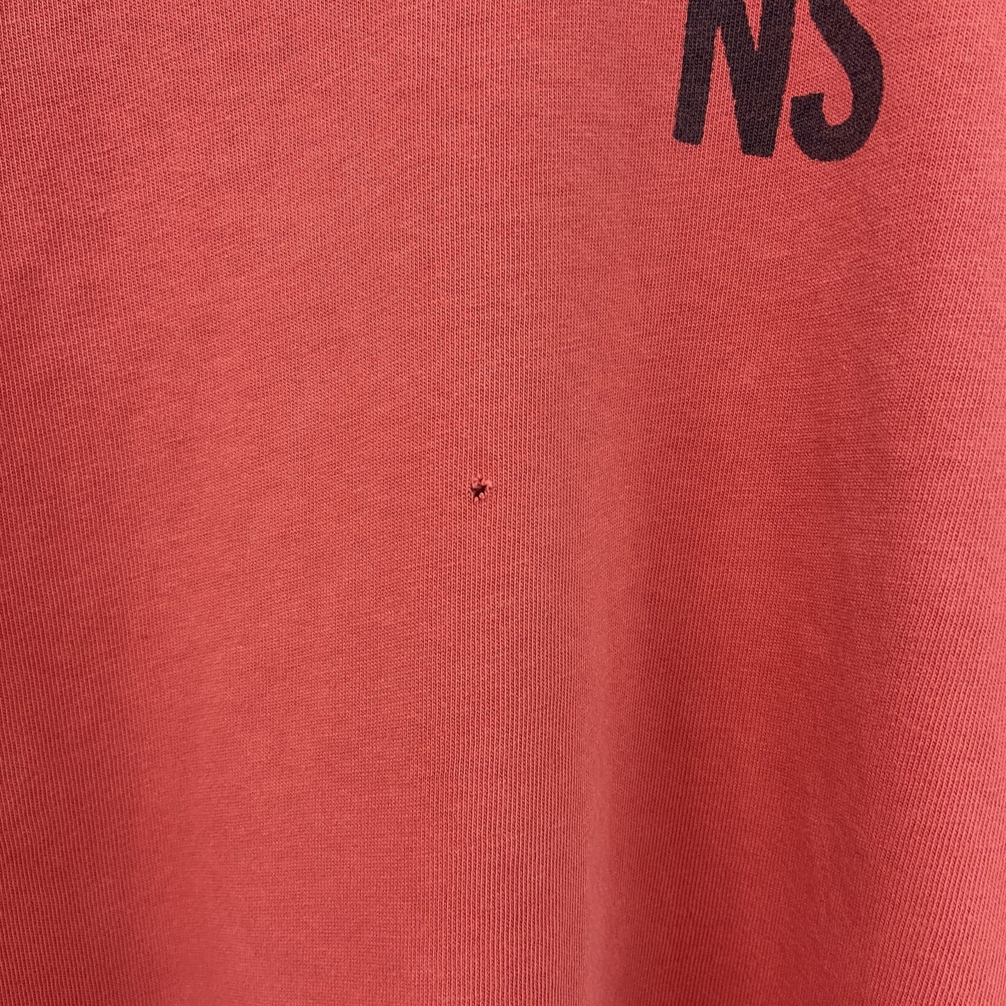 古着 used　NAUTICA　半袖プリントTシャツ　ヨット　赤　レッド　カジュアルデザイン　クルーネック　レトロ　Lサイズ