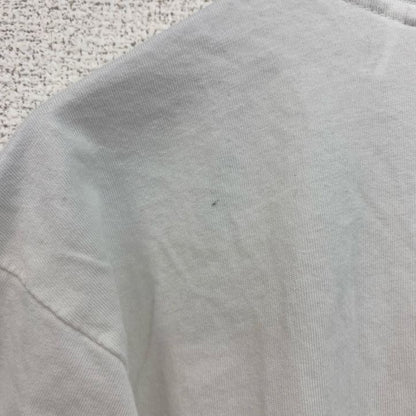 古着 used　adidas　アディダス　半袖スポーツプリントTシャツ　バイエルン　サッカー　クルーネック　白　ホワイト　Lサイズ