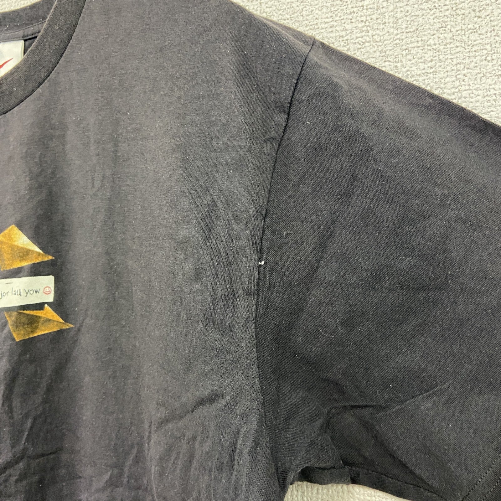 NIKE　ナイキ　半袖プリントTシャツ　ドラゴン　フェード　黒　ブラック　Mサイズ