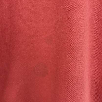 古着 used　NAUTICA　半袖プリントTシャツ　ヨット　赤　レッド　カジュアルデザイン　クルーネック　レトロ　Lサイズ