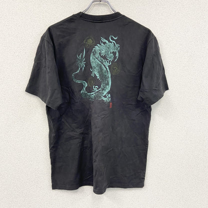NIKE　ナイキ　半袖プリントTシャツ　ドラゴン　フェード　黒　ブラック　Mサイズ