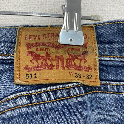 Levi's　リーバイス　511　デニムパンツ/ジーンズ　ジップフライ　インディゴ　W33サイズ
