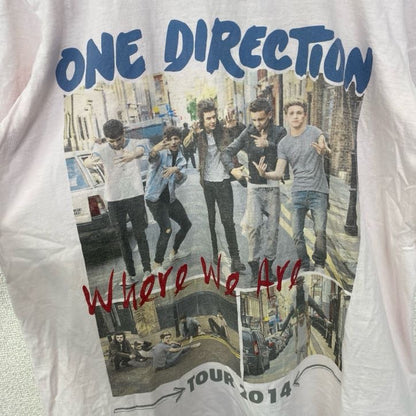 古着 used　ギルダン　半袖バンドプリントTシャツ　ワンダイレクション　音楽T　ポップ　ロック　クルーネック　Mサイ