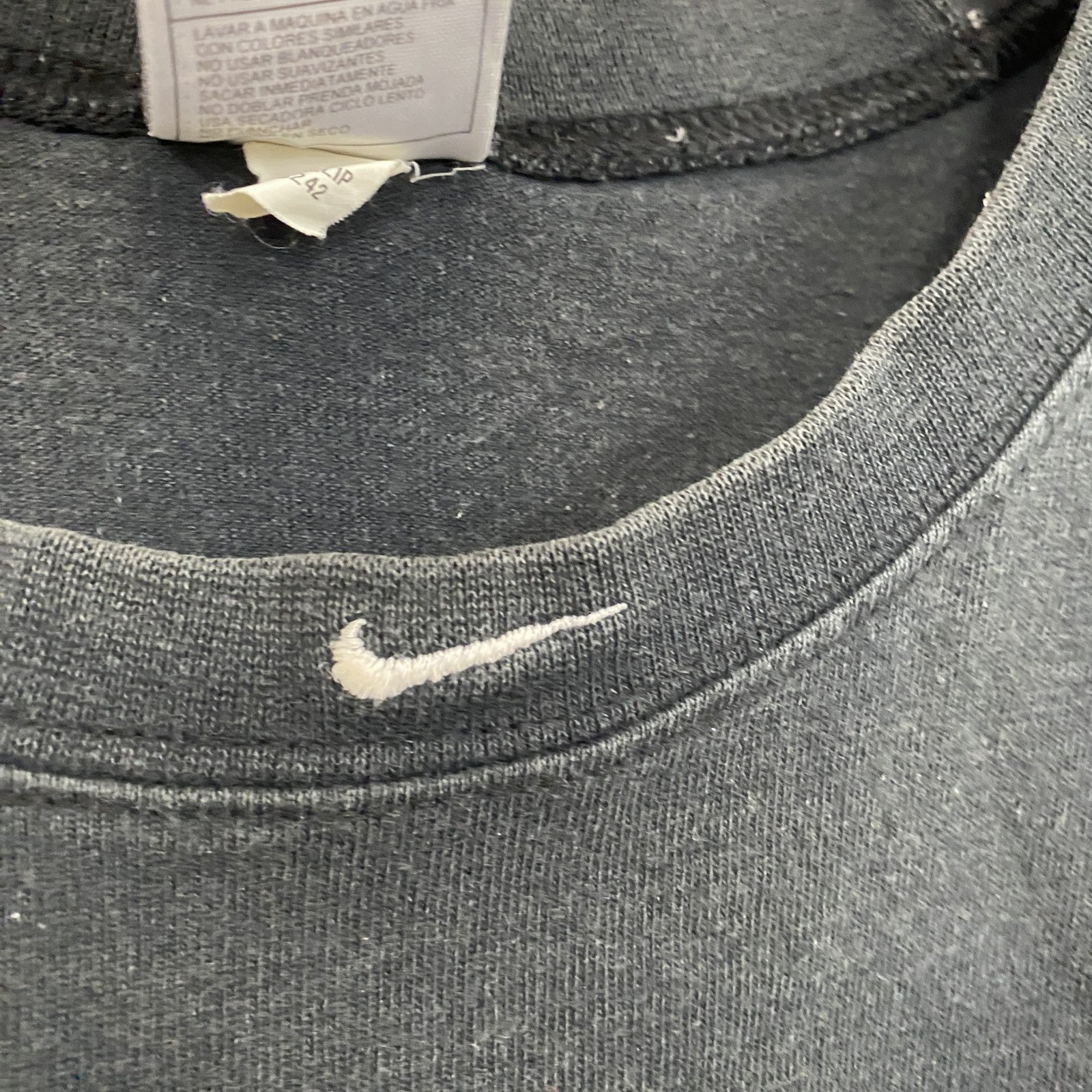 NIKE　ナイキ　タンクトップ/ノースリーブ　スウッシュ　黒　ブラック　Lサイズ