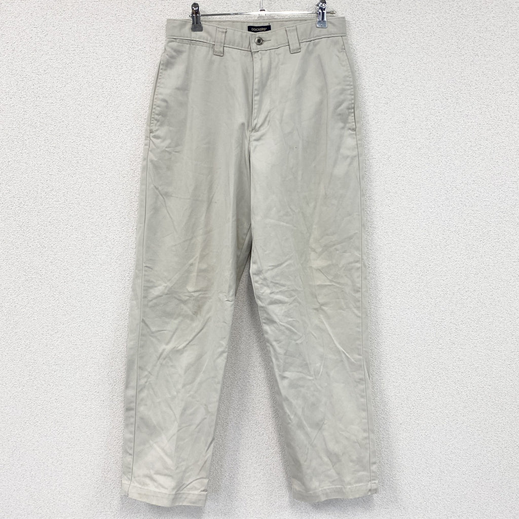 DOCKERS　ドッカーズ　Khakis　チノパンツ　ジップフライ　白　ホワイト