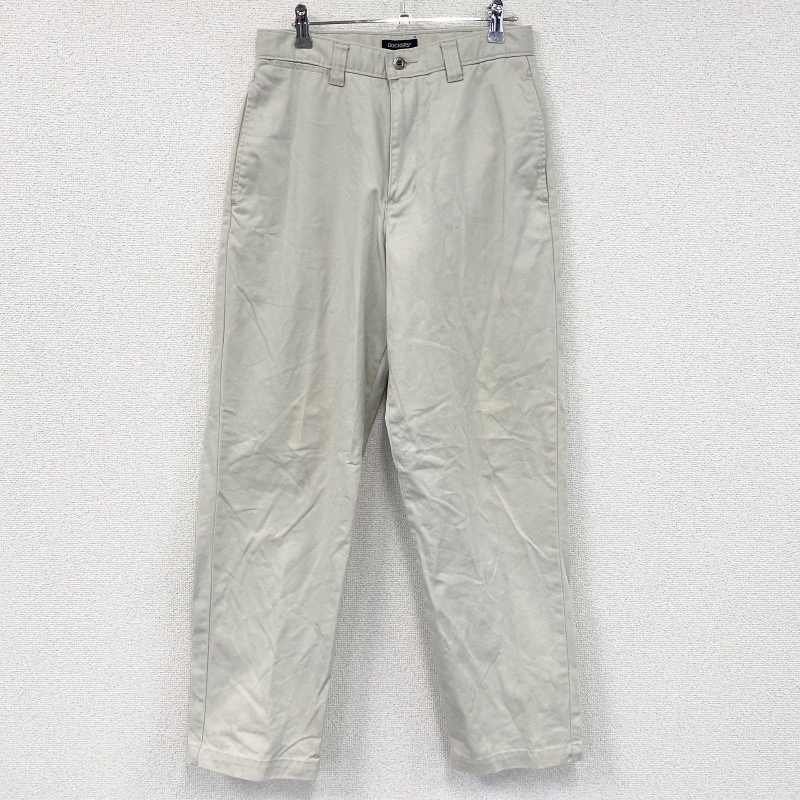 DOCKERS　ドッカーズ　Khakis　チノパンツ　ジップフライ　白　ホワイト