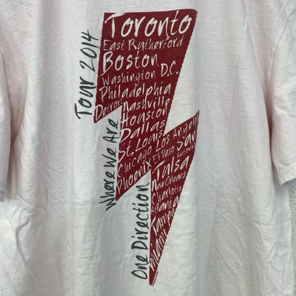 古着 used　ギルダン　半袖バンドプリントTシャツ　ワンダイレクション　音楽T　ポップ　ロック　クルーネック　Mサイ