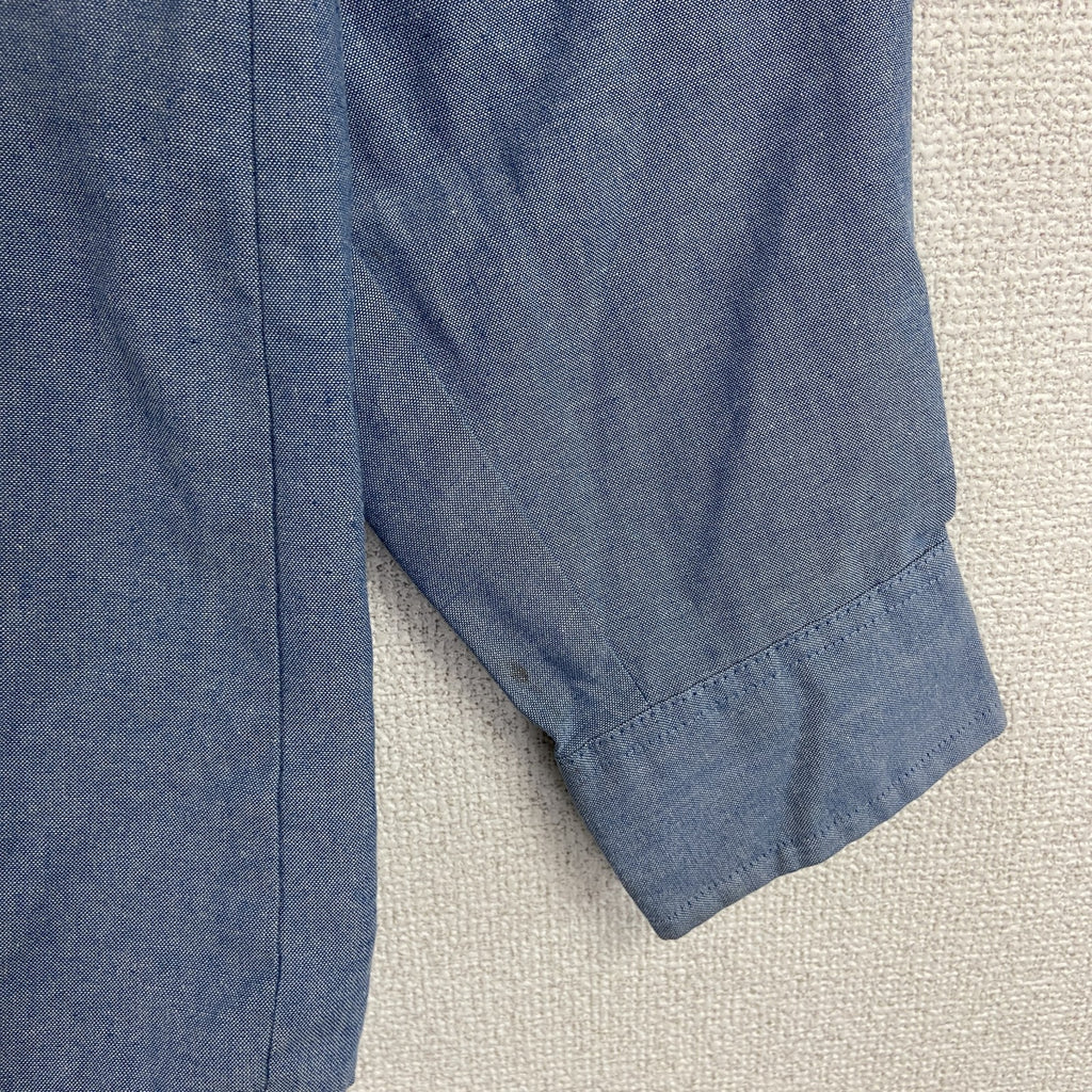 RED KAP　レッドキャップ　長袖ワークシャツ　青　ブルー　Lサイズ