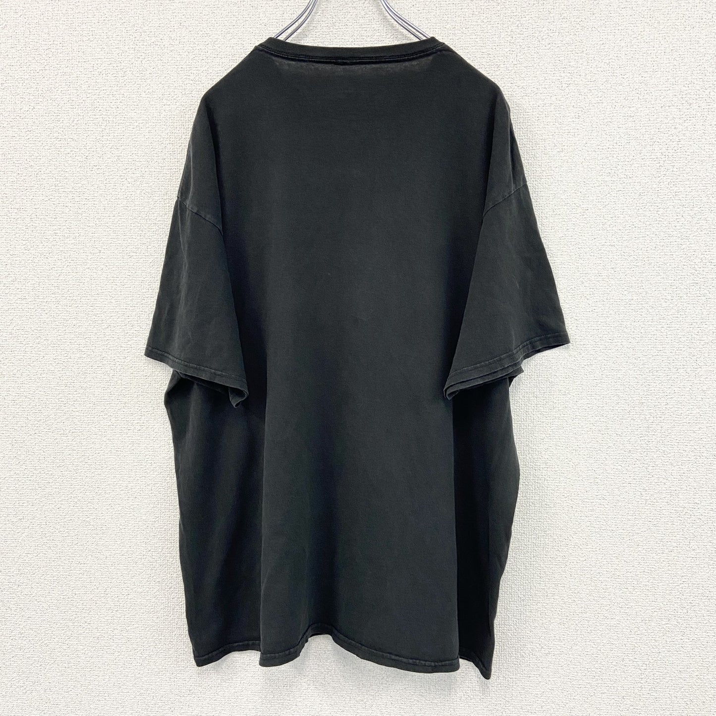 古着 used　DEDMAN WANDERLAND　半袖アニメプリントTシャツ　黒　ブラック　レトロデザイン　00s　2XLサイズ