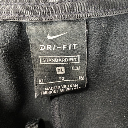NIKE　ナイキ　DRI-Fit　スウェットパンツ　スウッシュ　ワンポイント　黒　ブラック　XLサイズ
