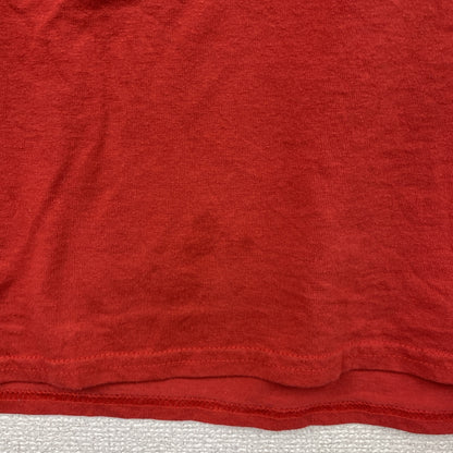 GILDAN　ギルダン　Wendy's　ウェンディーズ　半袖Tシャツ　企業ロゴ　赤　レッド　XLサイズ