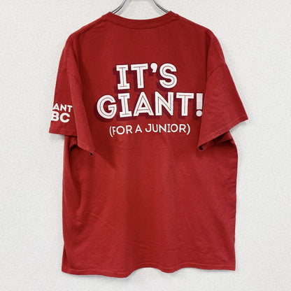 GILDAN　ギルダン　Wendy's　ウェンディーズ　半袖Tシャツ　企業ロゴ　赤　レッド　XLサイズ