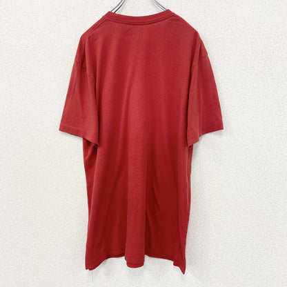 古着 used　OLDNAVY 　半袖バンドプリントTシャツ　AC/DC　カジュアルデザイン　赤　レトロ　クルーネック　XLサイズ