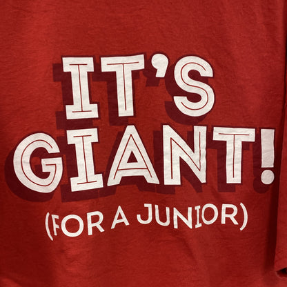 GILDAN　ギルダン　Wendy's　ウェンディーズ　半袖Tシャツ　企業ロゴ　赤　レッド　XLサイズ