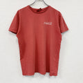 Coca-Cola　コカ・コーラ　半袖プリントTシャツ　企業ロゴ　聖地　フェード　両面プリント　赤　レッド　Mサイズ