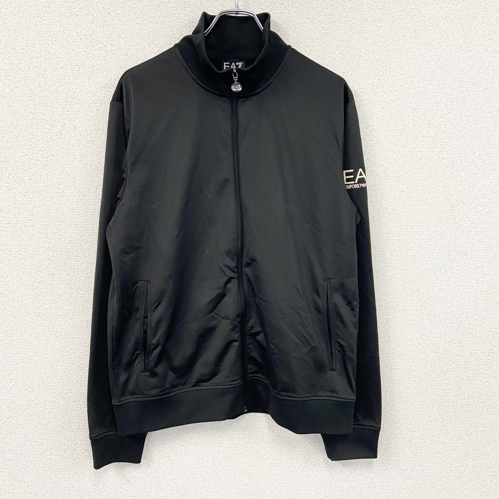 EA7　EMPORIO ARMANI　エンポリオアルマーニ　トラックジャケット/ジャージ　黒　ブラック　XLサイズ