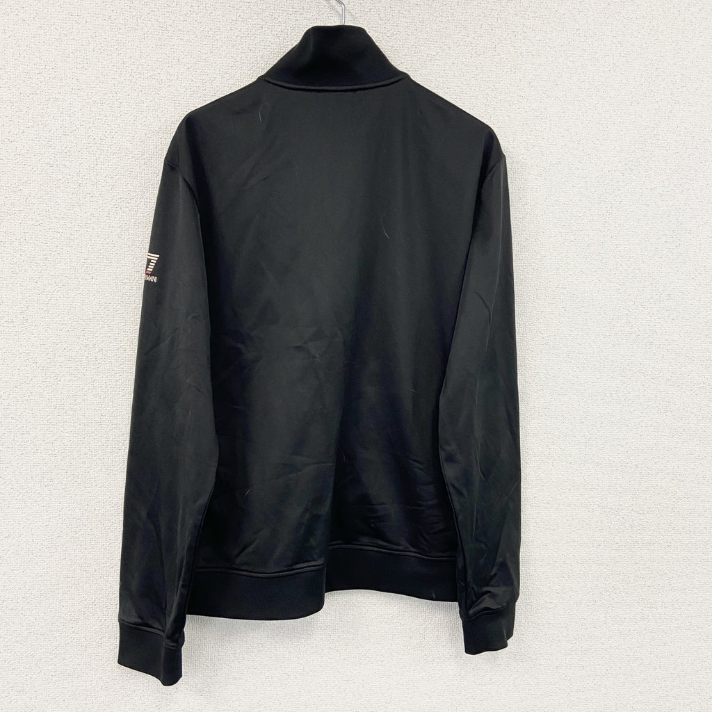 EA7　EMPORIO ARMANI　エンポリオアルマーニ　トラックジャケット/ジャージ　黒　ブラック　XLサイズ