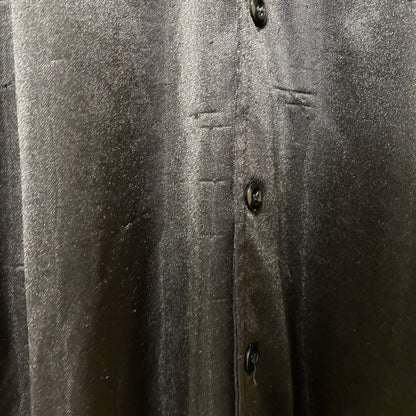 古着 used　Street Culture　半袖ワンポイントシャツ　バックプリント　ドラゴン柄　黒　レトロデザイン　Lサイズ