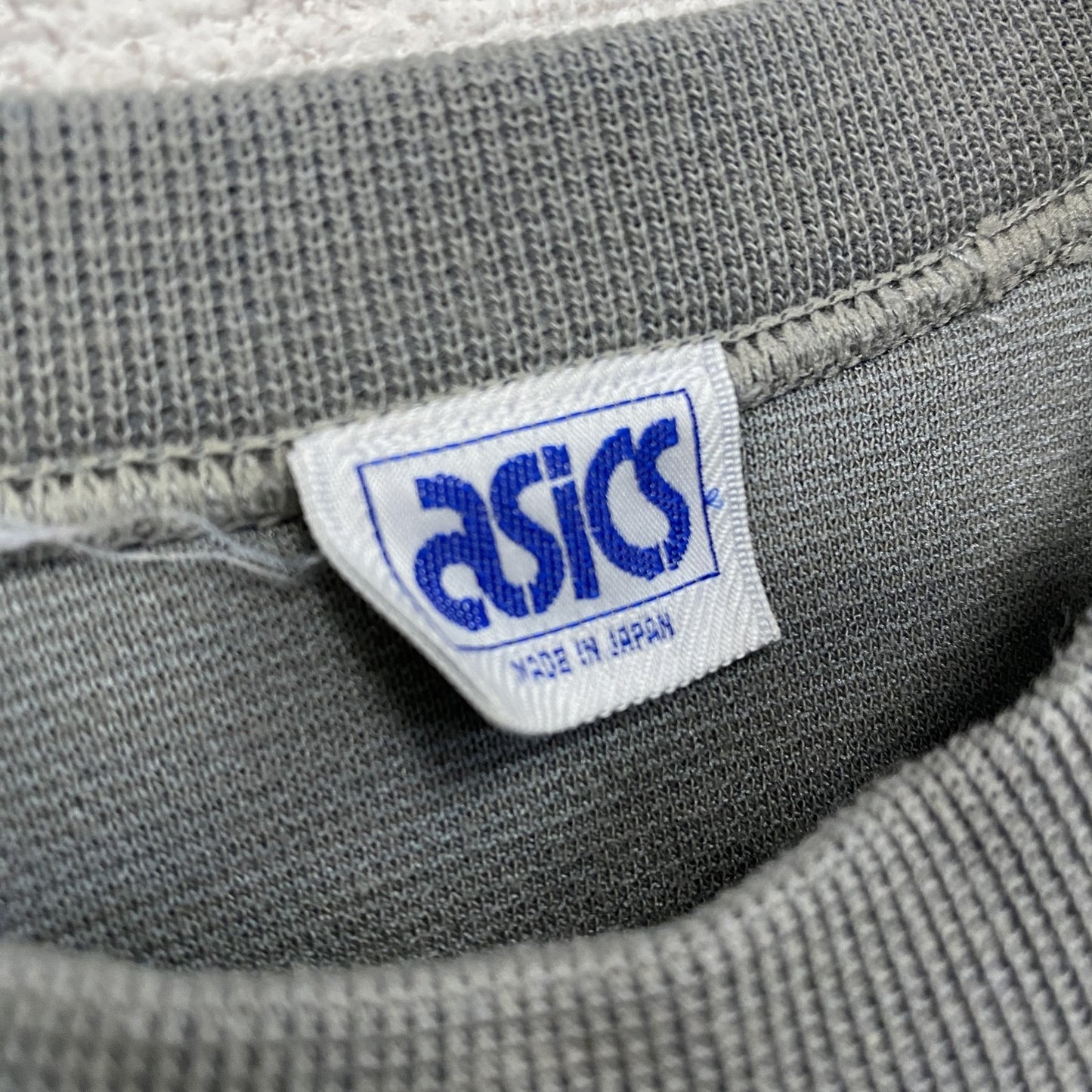 90s　asics　アシックス　PROLOOK　スウェット/トレーナー　シームポケット　灰色　グレー　Mサイズ