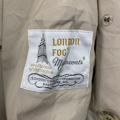 LONDON FOG　ロンドンフォグ　ダブルトレンチコート　ベージュ　42サイズ