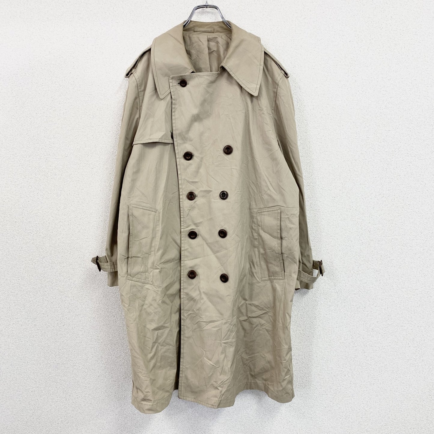 LONDON FOG　ロンドンフォグ　ダブルトレンチコート　ベージュ　42サイズ