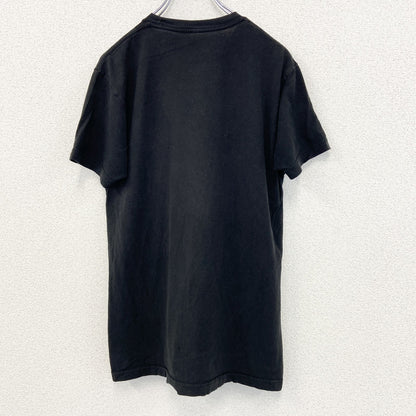 古着 used　NARUTO ナルト 　半袖オリジナルアニメプリントTシャツ　うちはサスケ　黒　カジュアル　クルーネック　Mサイズ