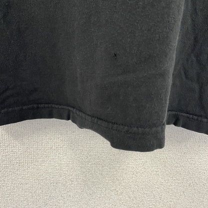 古着 used　NARUTO ナルト 　半袖オリジナルアニメプリントTシャツ　うちはサスケ　黒　カジュアル　クルーネック　Mサイズ