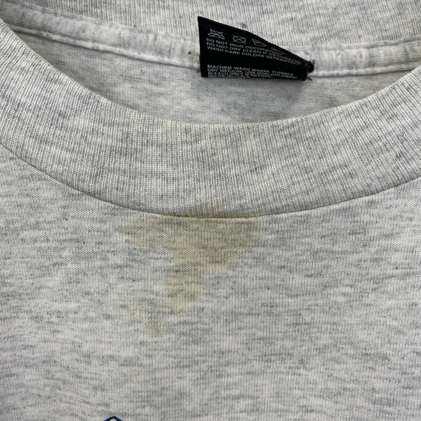 古着 used　90s　半袖プリントTシャツ　USA製　野球　シングルステッチ　クルーネック　灰色　グレー　XLサイズ
