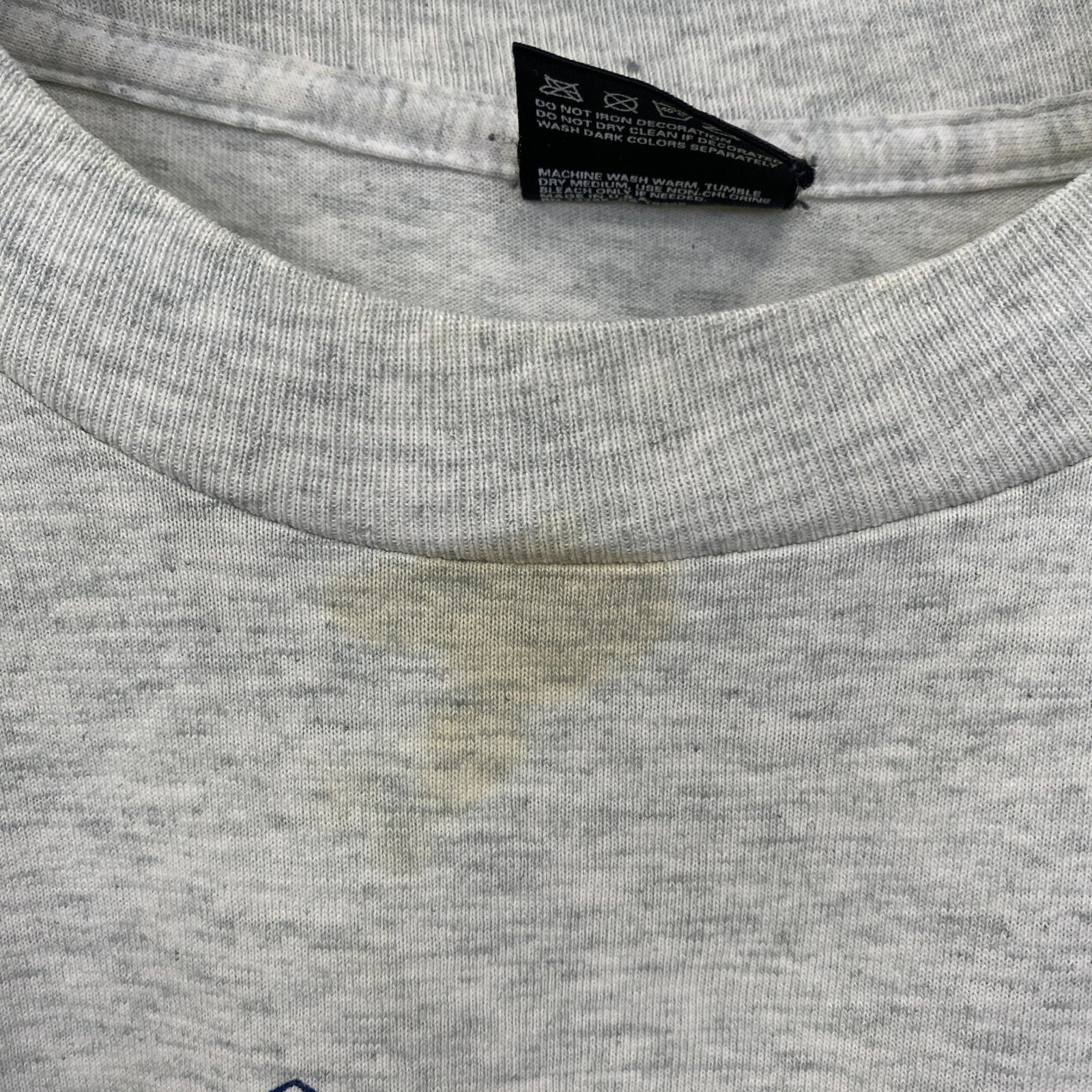 古着 used　90s　半袖プリントTシャツ　USA製　野球　シングルステッチ　クルーネック　灰色　グレー　XLサイズ
